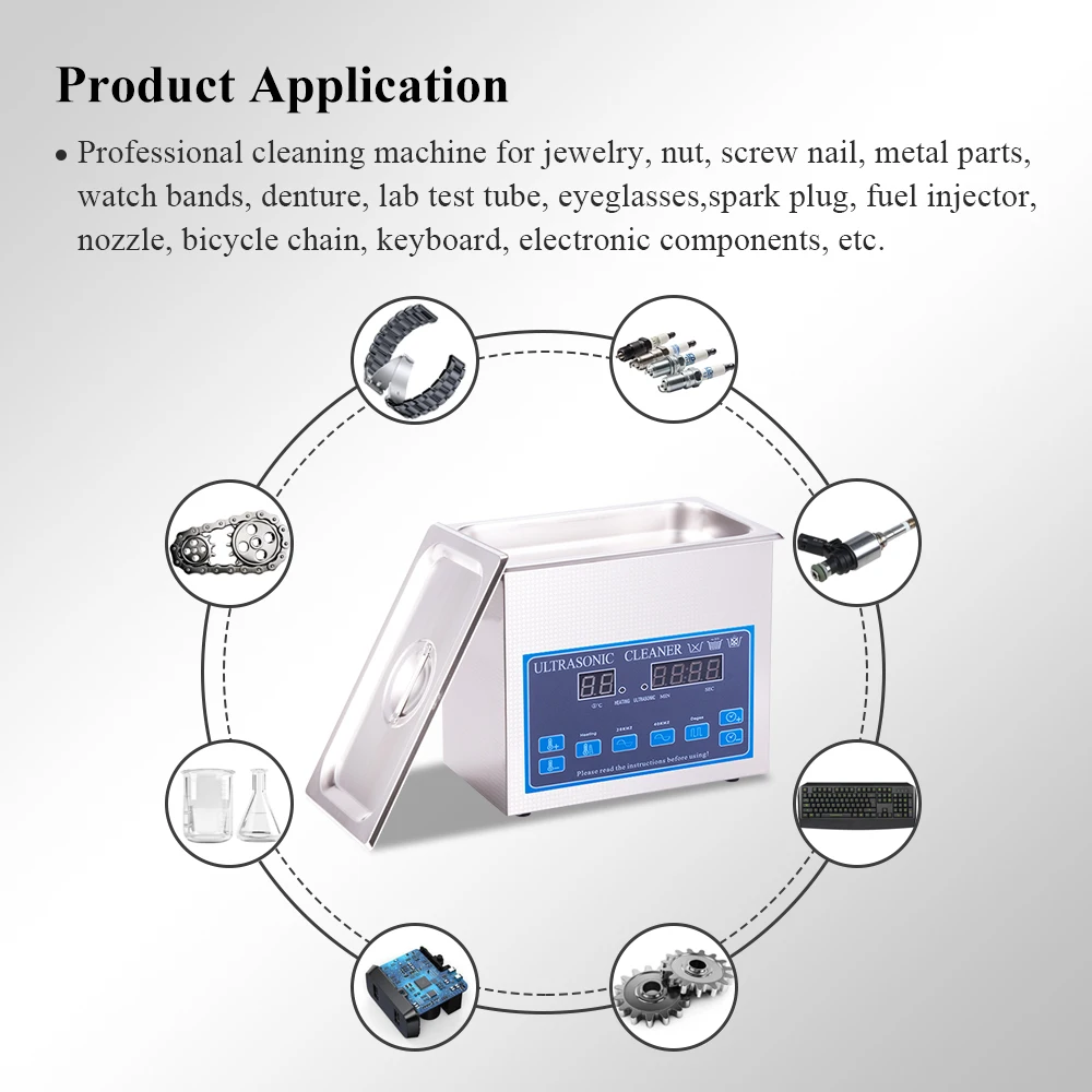 4.5L بالموجات فوق الصوتية الأنظف خزان رأس الطباعة لوحة دوائر كهربائية ديغا تردد الاجتياح 28 كيلو هرتز 40 كيلو هرتز 4L معدات الغسيل بالموجات فوق الصوتية #5