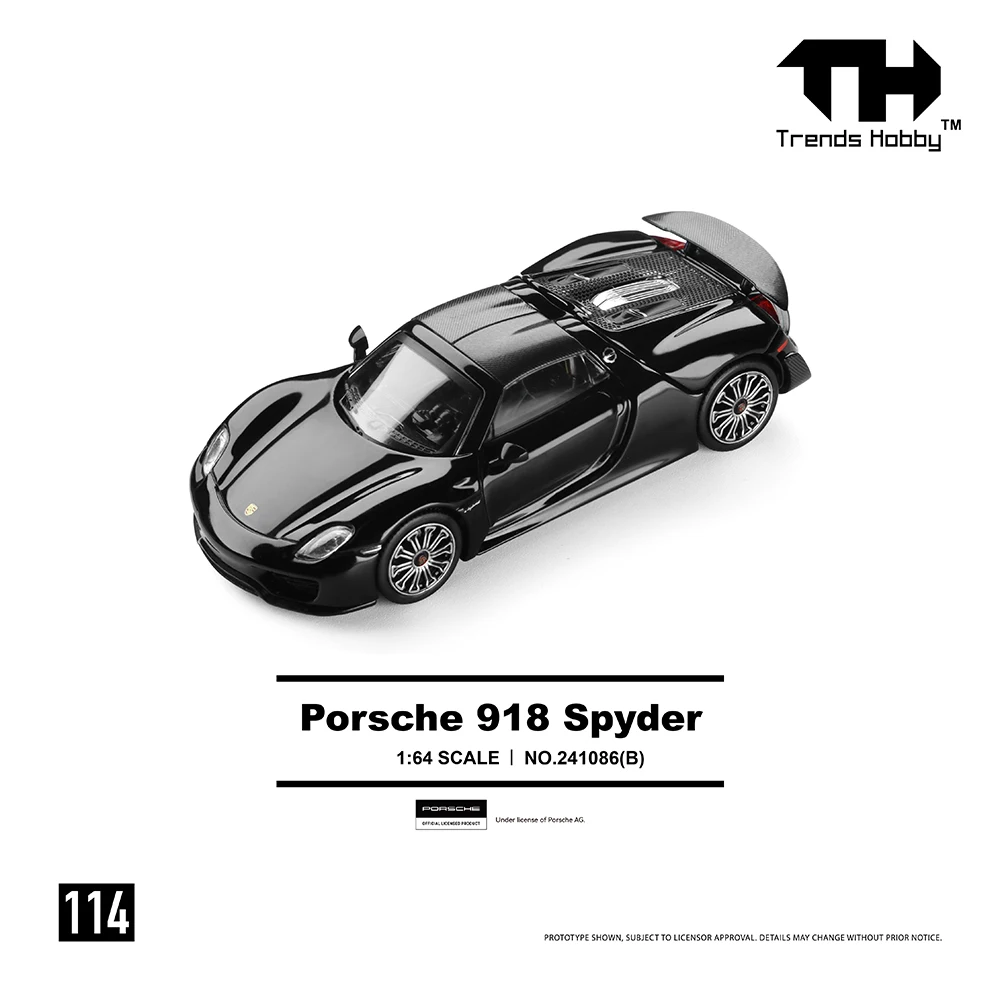TrendsHobby 1/64 918 Spyder Diecast Alloy Car Model Detailed Livery Limited Collection Gift