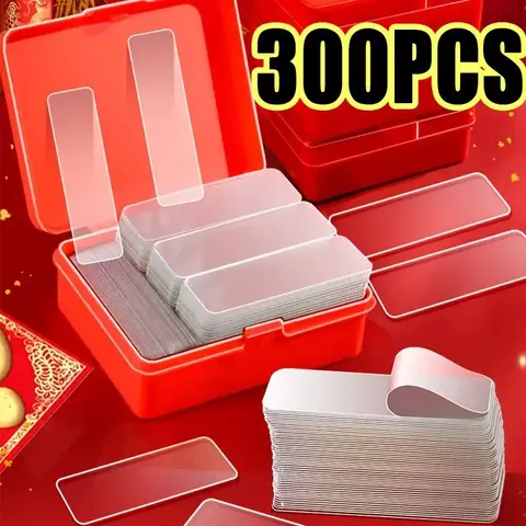 300Pcs 양면 접착 테이프 나노 재사용 가능한 슈퍼 강한 투명 벽 스티커 방수 널리 사용되는 벽 마운트 스티커