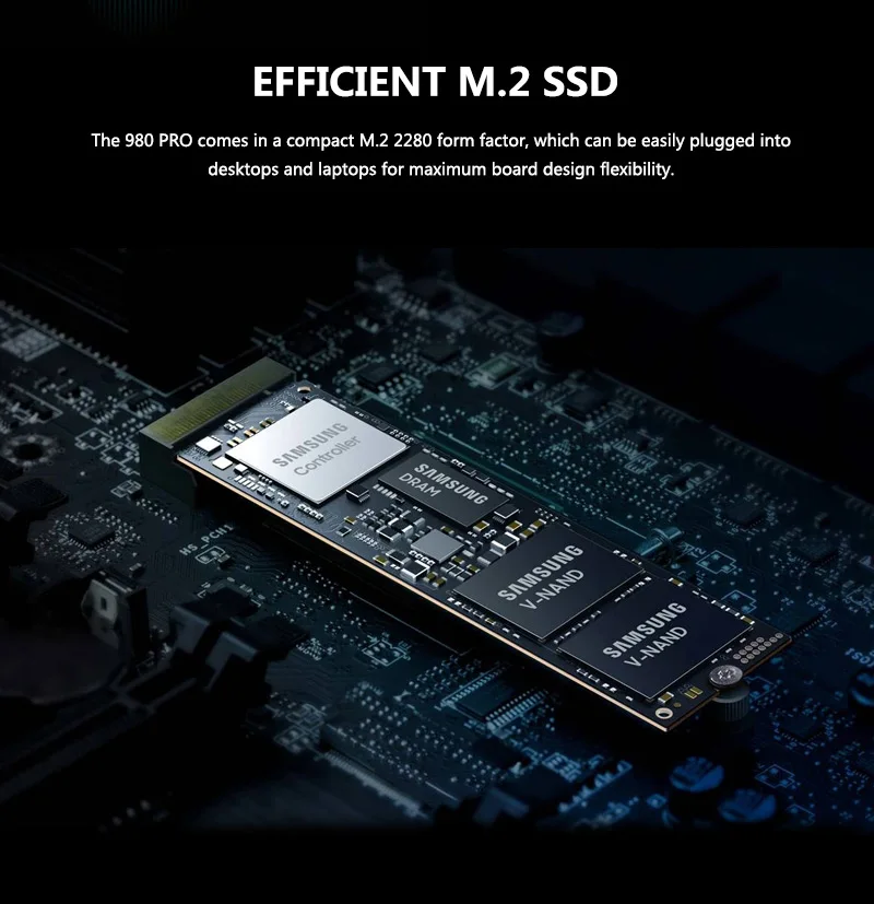 SAMSUNG SSD M2 NVMe 500GB 990 PRO 250GB Interne Solid-State-Drive 980 1TB HDD Festplatte 980 PRO M.2 970 EVO Plus 2TB für Laptop – Detail 6