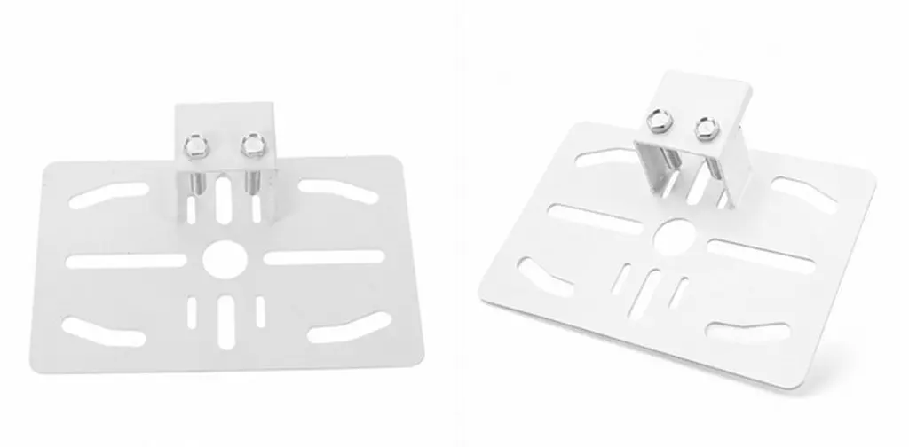 Universal Cctv Camera Bracket Steel Security Camera Pole Mount Adapter Outdoor Indoor Weatherproof Monitoring Bracket