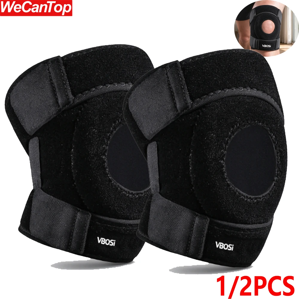 1/2PCS Patella Knee Brace for Women Men,Knees Compression Sleeve Knee Braces for Arthritis,Support,Essential Workout Knee Pads