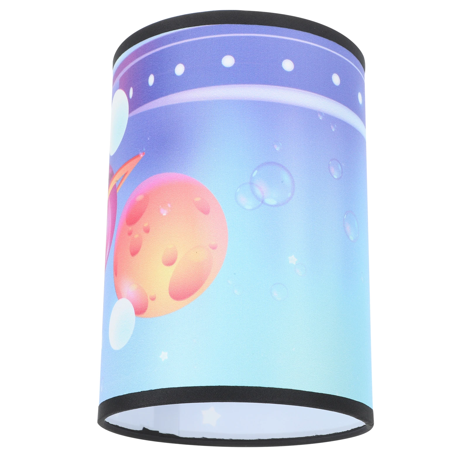 

Cartoon Kids Table Shade Space Pattern Light Cover Fabric Lampshade Bedroom Study Room Decorative Lamp Shades For Kids Room