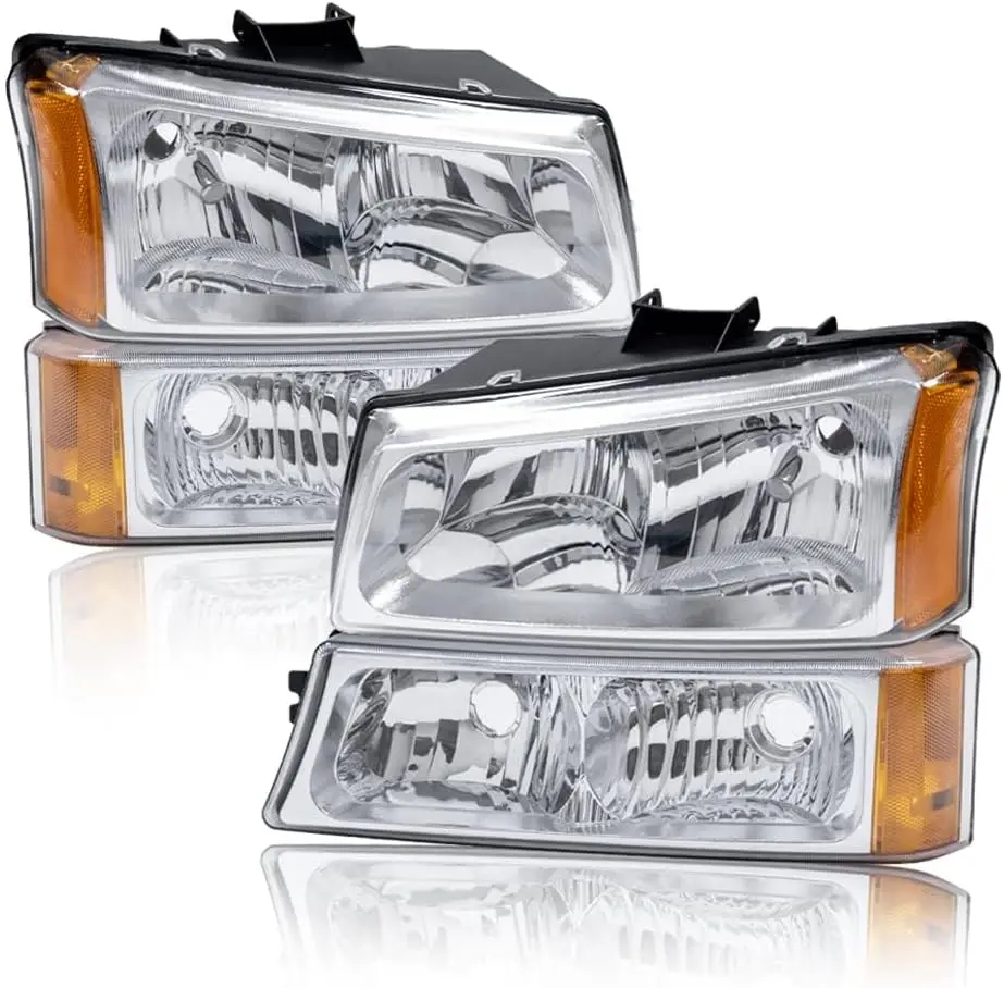 

Фара в сборе, совместимая с моделями HD Chevy Silverado 1500 2500 3500 2003-2006 годов/подходит для 03-06 Avalanche 1500 2500 (подходит без покрытия