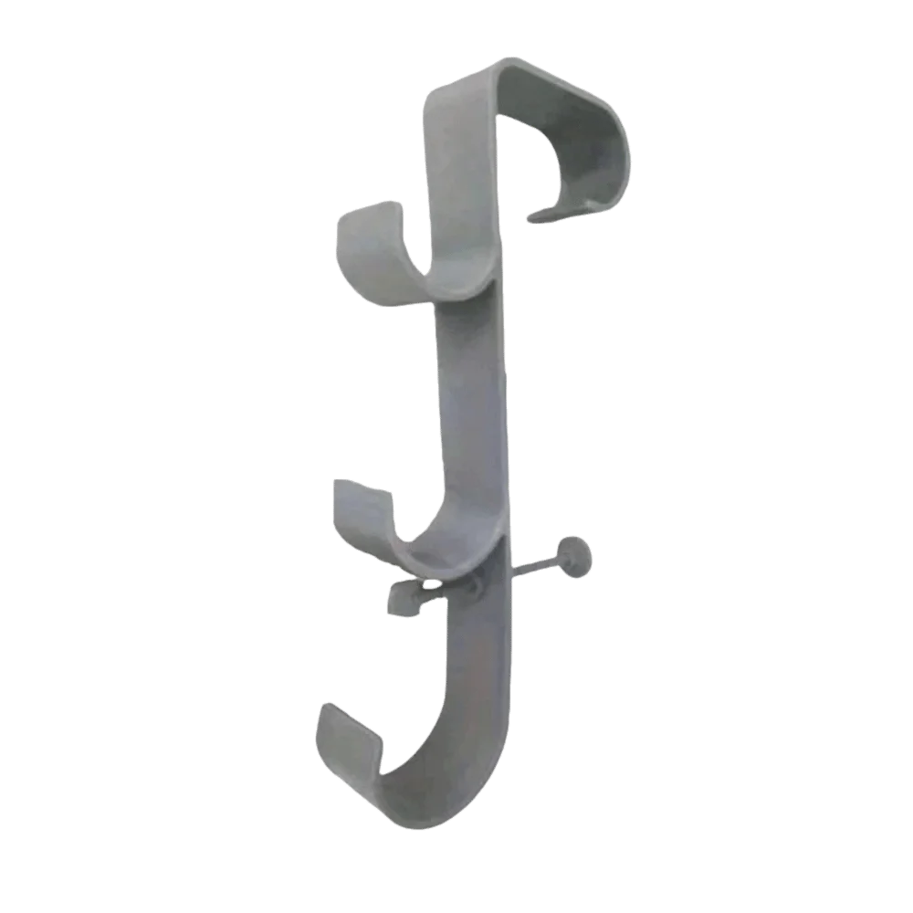 Adjustable Pool Pole Bracket Clothing Hanging Plastic Pool Hook Holder Multi-functional Telescopic Pole Hanger