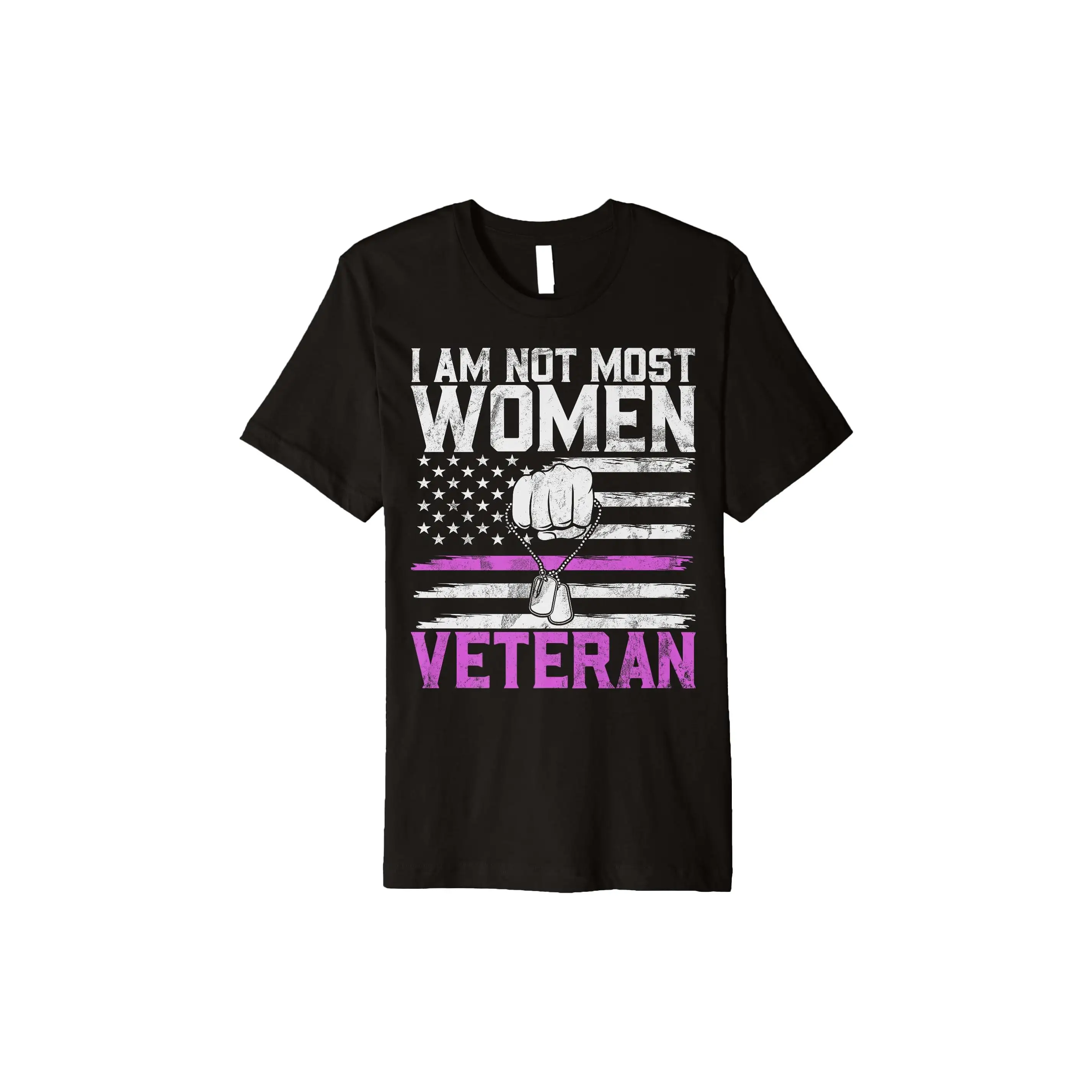 

Female Veteran Veteran'S Day Women Veteran Soldier Patriotic Premium T-shirt