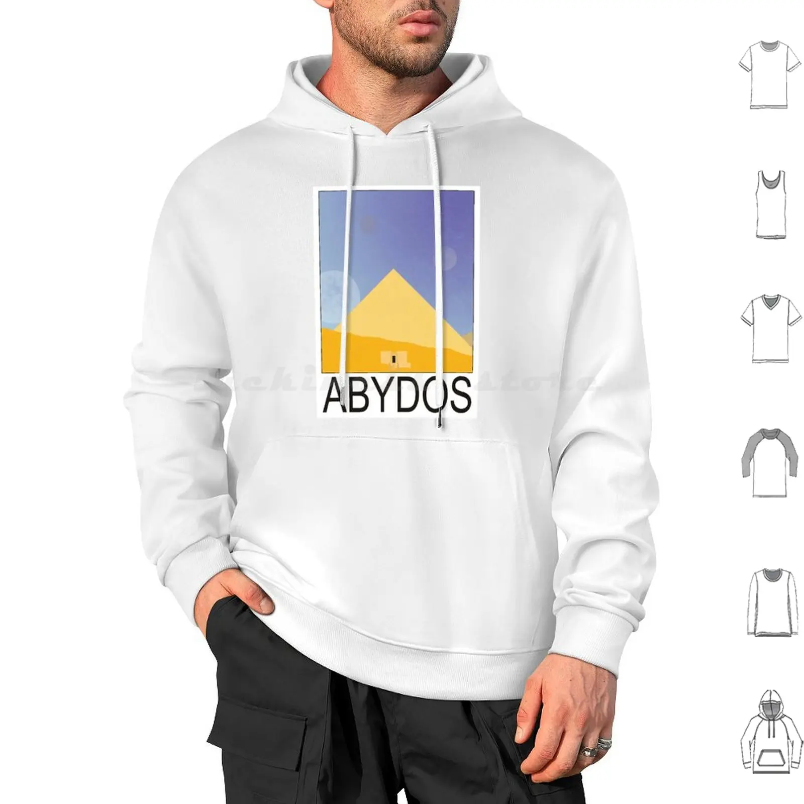 Stargate-Travel Poster ( Abydos ) Hoodies Long Sleeve Adrians Final Frontier Retro Cintage Travel Destination Stargate