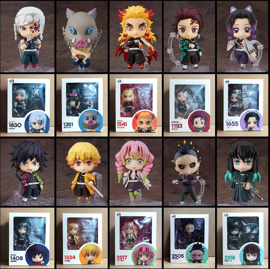 Nendoroid 1193 Tokito Muichiro Demon Slayer Kimetsu No Yaiba Nebel-Hašira Chibi-Figur PVC Sammlerstück Desktop-Deko Modell Spielzeug Geschenke