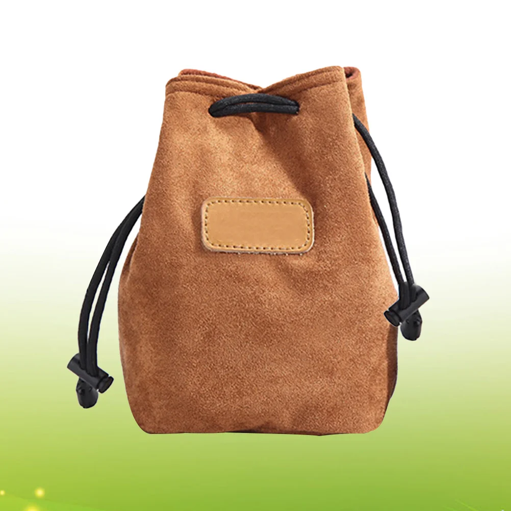 Sac pour objectif d'appareil photo, kaki, taille L, étui rembourré Portable pour le stockage numérique, étanche à l'eau et à la poussière, équipement d'organisation de voyage, 1 pièce