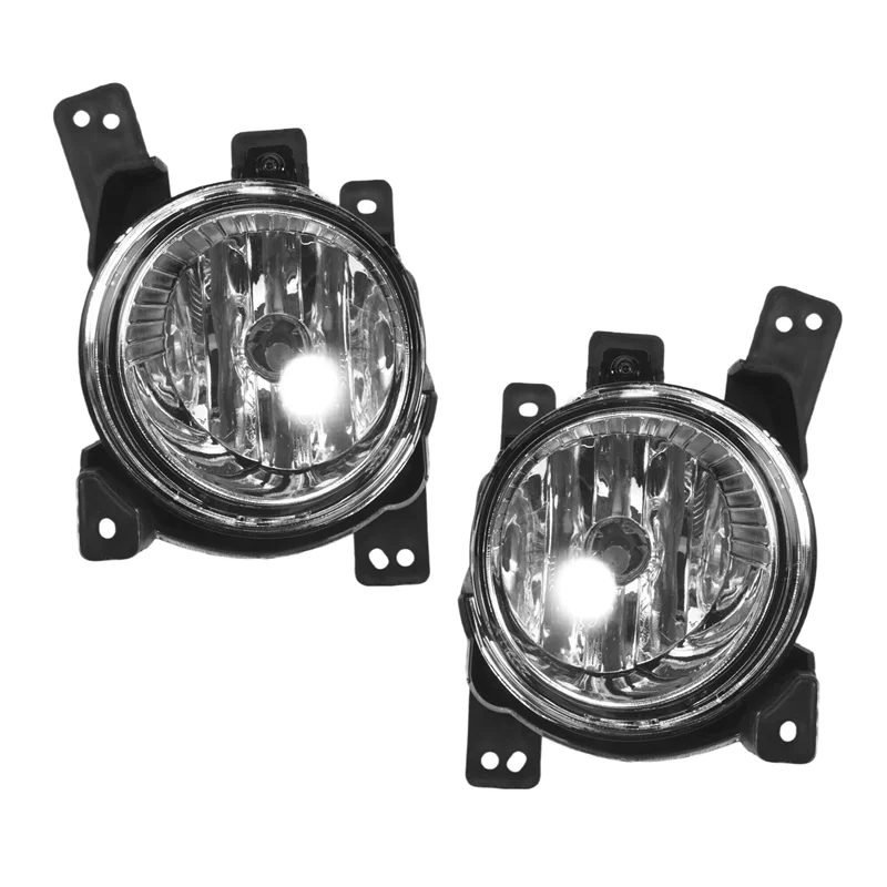 

1Pair Car Front Bumper Fog Lights Assembly Driving Lamp Foglight For Hyundai Santa Fe 2011 2012
