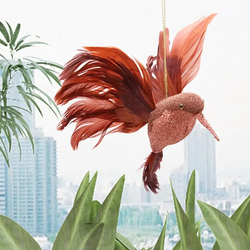 Artificial Bird Ornament Easy to Hang Simulation Bird Pendant Eco-Friendly Adding Vitality Attractive