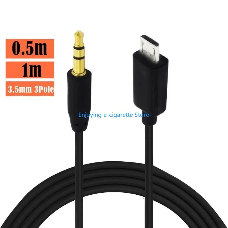 Micros USB auf 3,5 mm Stecker Audios Auto Auxs Kabel zum Anschluss an Autosysteme Y4QF – Detail 4