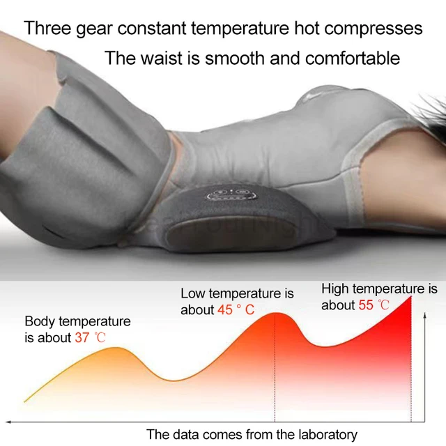 Waist Pillow Bed Sleeping Waist Protection Pad Electric Massage Lying Flat Waist Pain Waist Support Heating Vibrating Sleep Pad 2