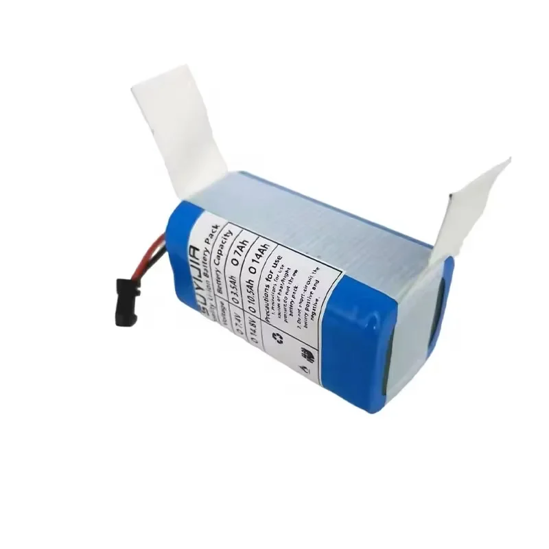 14.8 V 3500mAh 4S1P 18650 Lithium Battery Pack 18650 14.8V Suitable for Robot Vacuum Cleaner Rechargeable Battery Built-in BMS