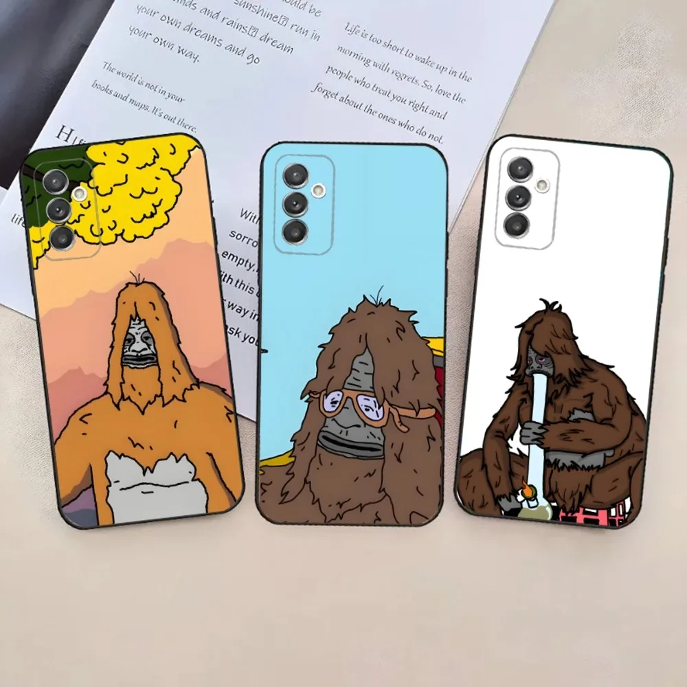 Sassy The Sasquatch  Phone Case For Samsung Galaxy A20,A21s,A22,A31,A32,A52,A53,A72,73,A80,A91 Soft Black Phone Cover