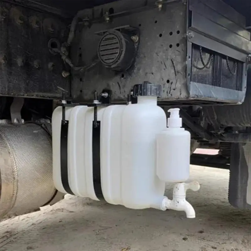 Fresh Water Holding Tank 9L Water Storage Container With Spigot Water Jug Portable Utility Water Tank Water Carrier For Truck