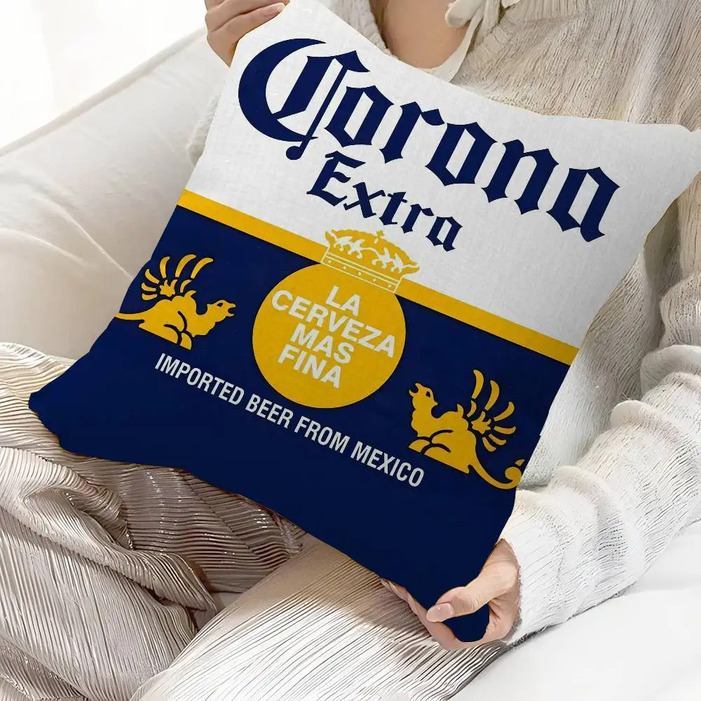 C-Corona E-Extra Beer pillow cover sofa cushion cover home room decoration children gift