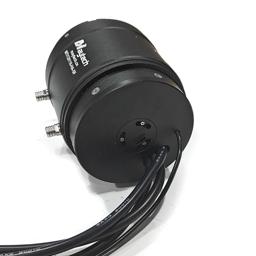 Maytech محرك BLDC مبرد بالماء لسيارة EV مركبة كهربية 120116 محرك 200KV مع مستشعر القاعة محرك قوارب ركوب الأمواج الكهربائي