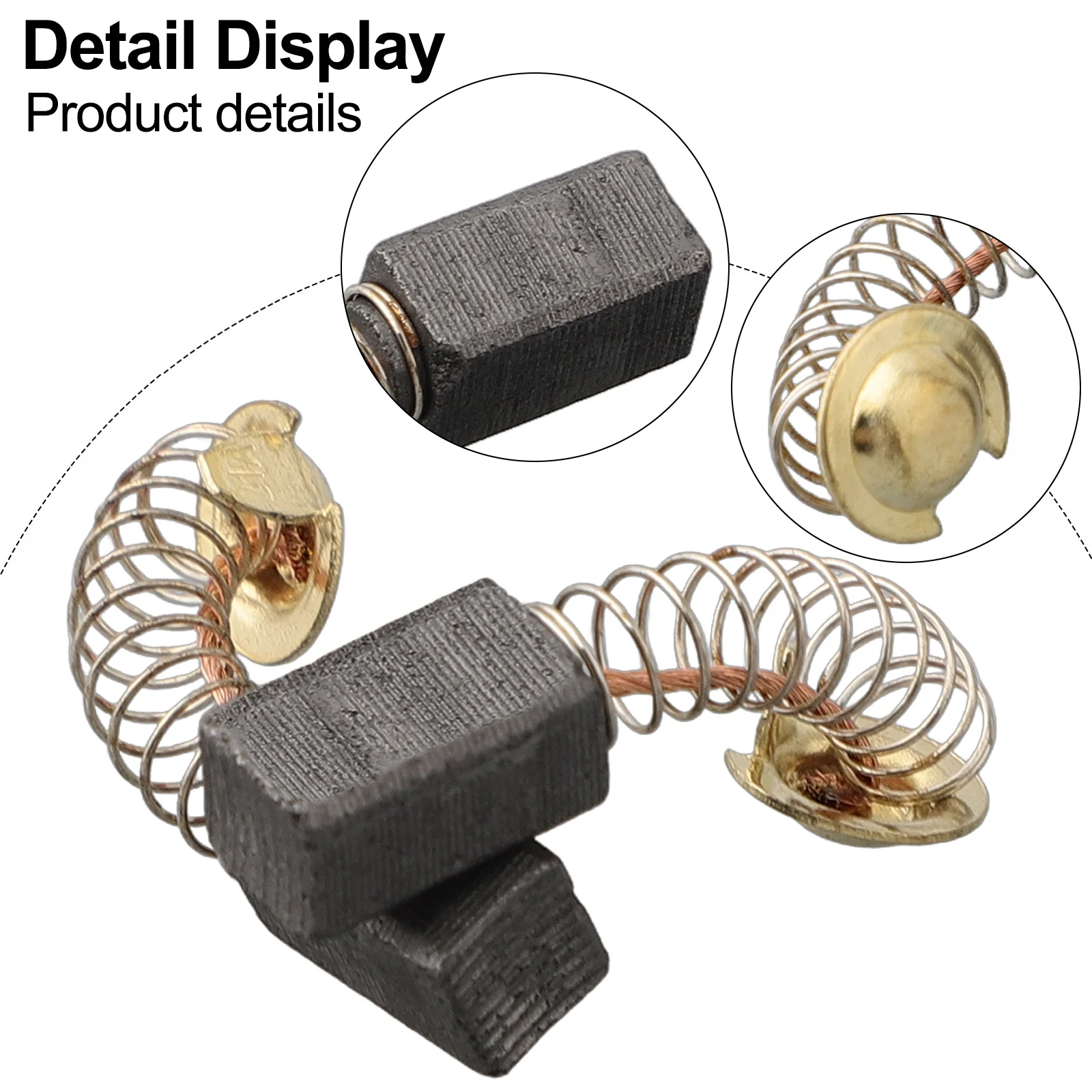 Hot Carbon Brushes 6.5x7.5x12 Mm Fit For Guild PDH26G Brushes 6.5x7.5x12 Mm Components Drill Easy To Use Fit For Guild PDH26G