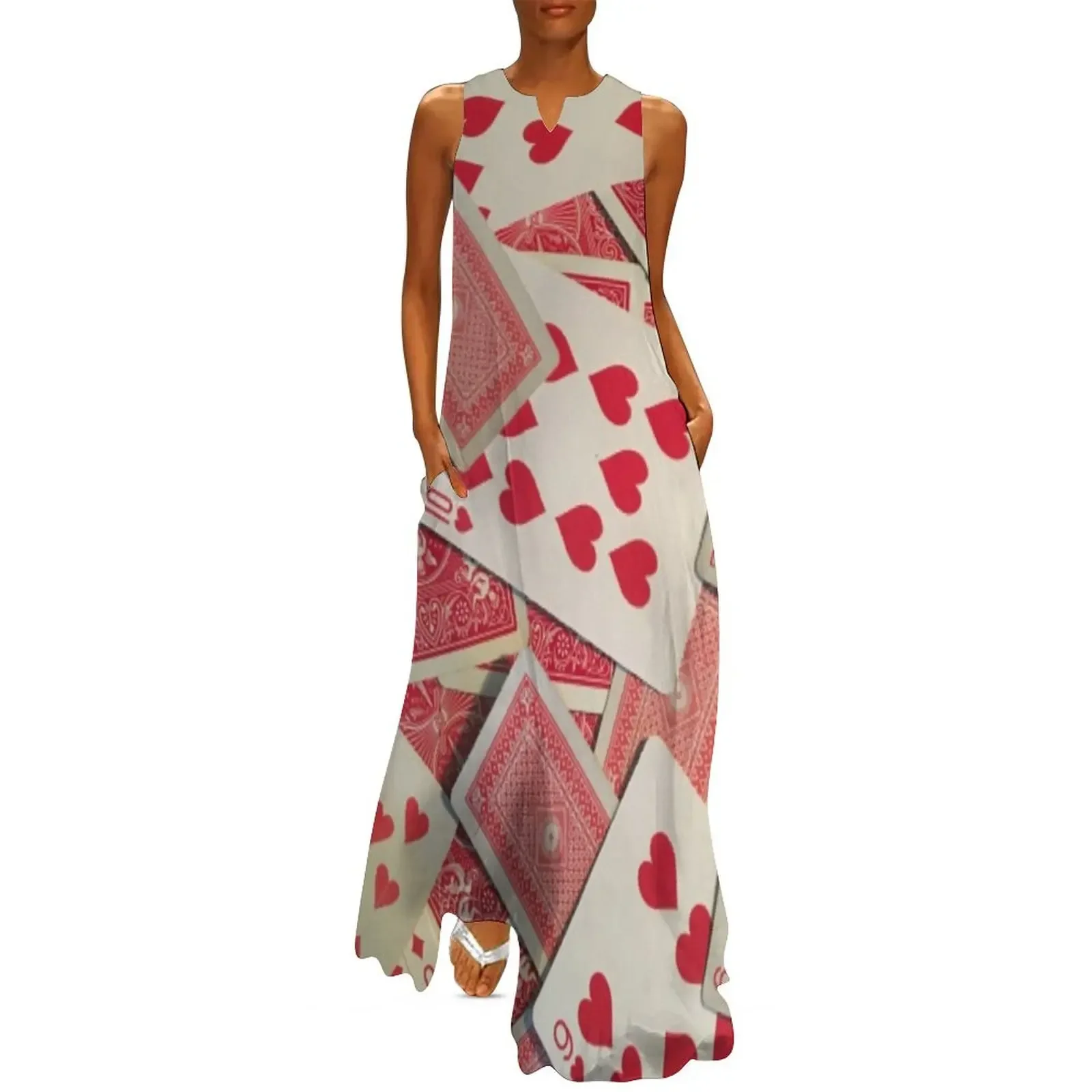 

Pile Of Cards Long Dress long sleeve dress dress dresses Prom gown