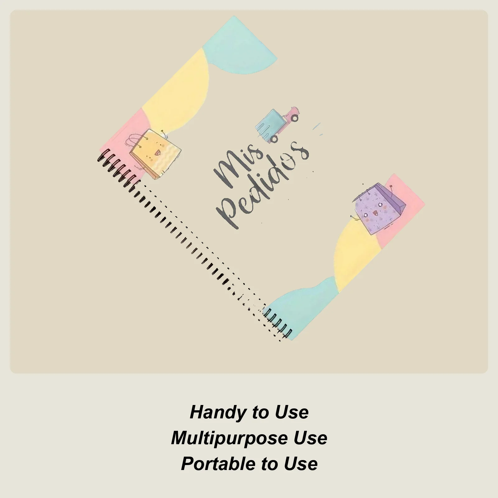 

Книга по заказу продаж Испанский блокнот для распродажи Блокнот для заказа для серверов Официанты Малый бизнес Рестораны Рабочая запись