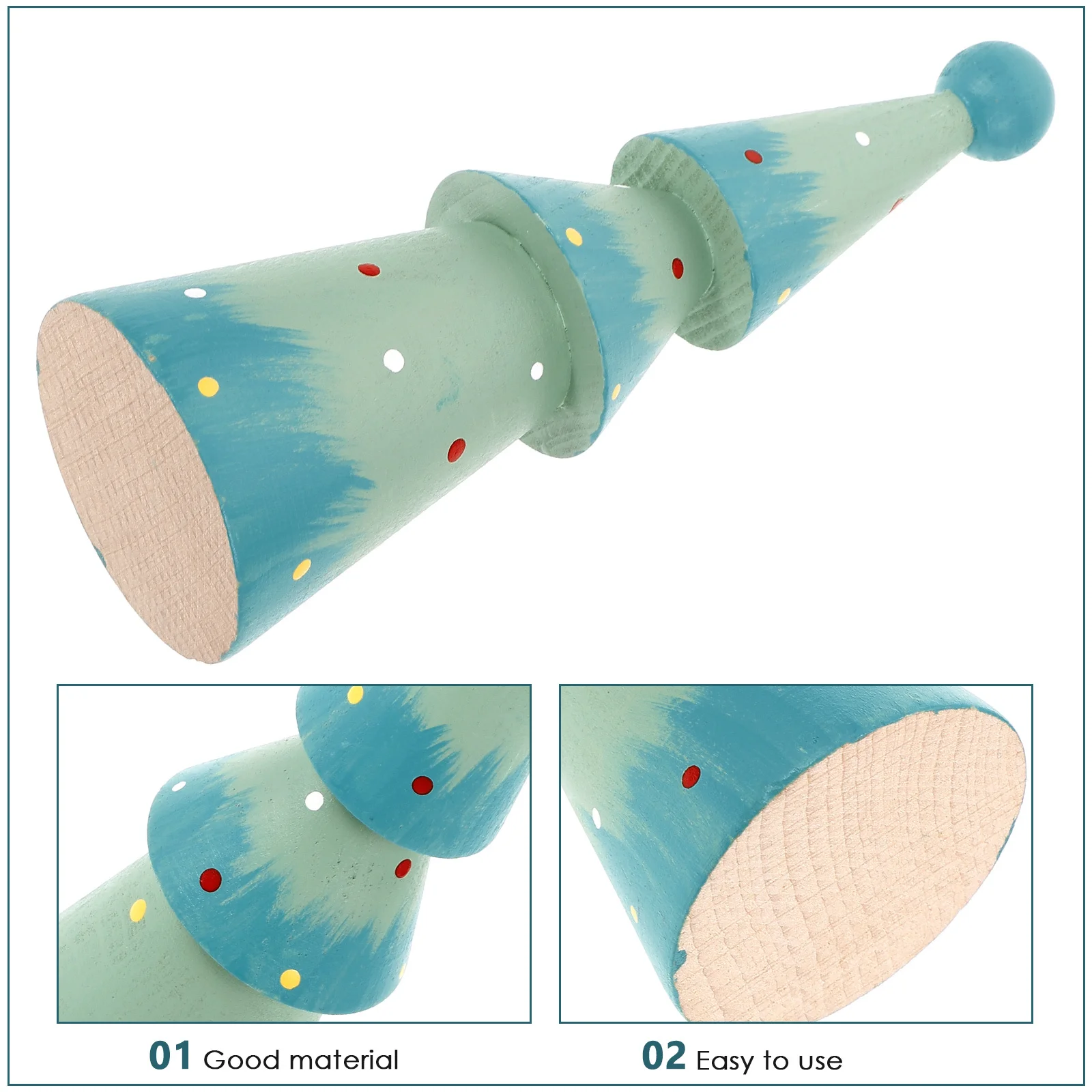 

Christmas Tree Statue Wood Xmas Decor Desktop Art Unique Gift Holiday Season Mantel Windowsill Tabletop Year Round Elegance