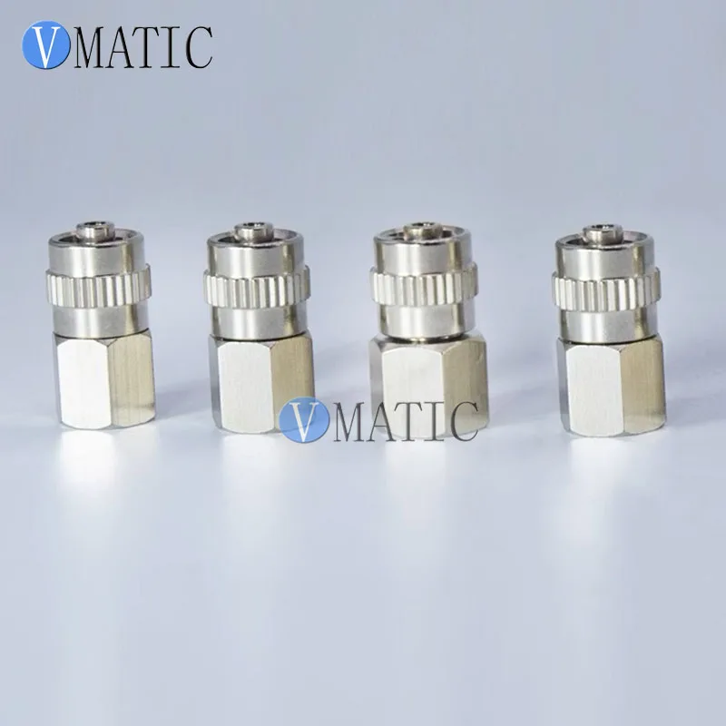 

Free Shipping Metal Female Luer Lock to 1/4" & 1/8" Thread Adapter (M6/M8/1/8 Inch Optional)