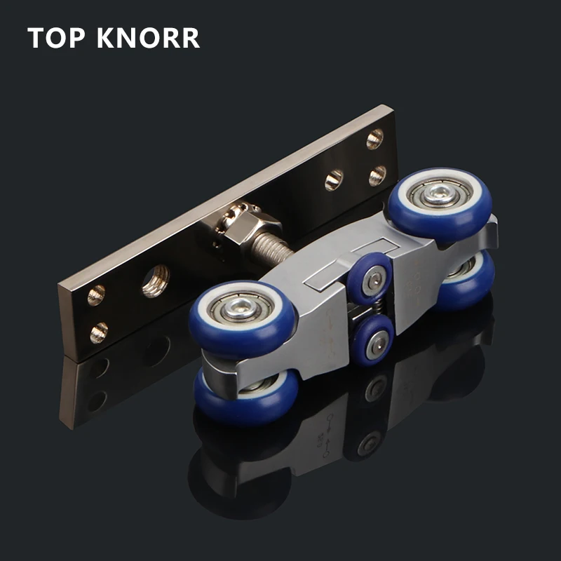 Folding Door Hanging Wheel Wooden Door Pulley Fittings Partition Door Sliding Door Sliding Rail Lifting Rail Hinge Full Set