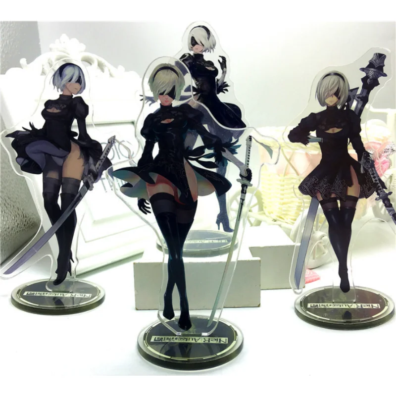 Anime NieR Automata Doll, 2B 9S, YoRHa Type B S, Acrylic Stand, Collection Model Toys, NieR Game Character Action Figure