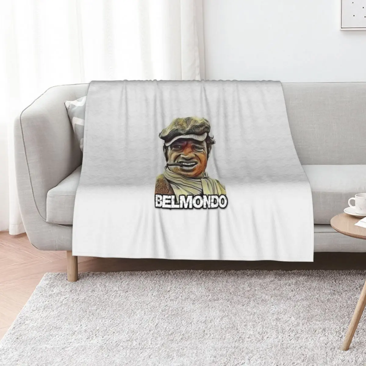 

Jean-Paul Belmondo Portrait Throw Blanket Luxury St Quilt Giant Sofa Baby Blankets