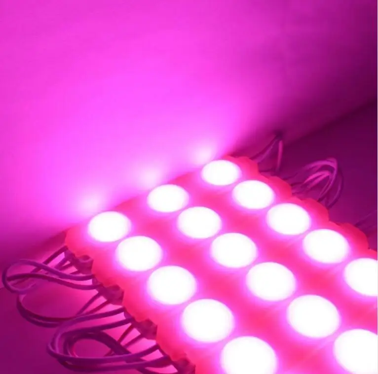 DC12V 20Pcs 3W LED Module with Injection lens SMD2835 3LEDs/pc Advertisement Design Led Lighting Module High Bright Modules