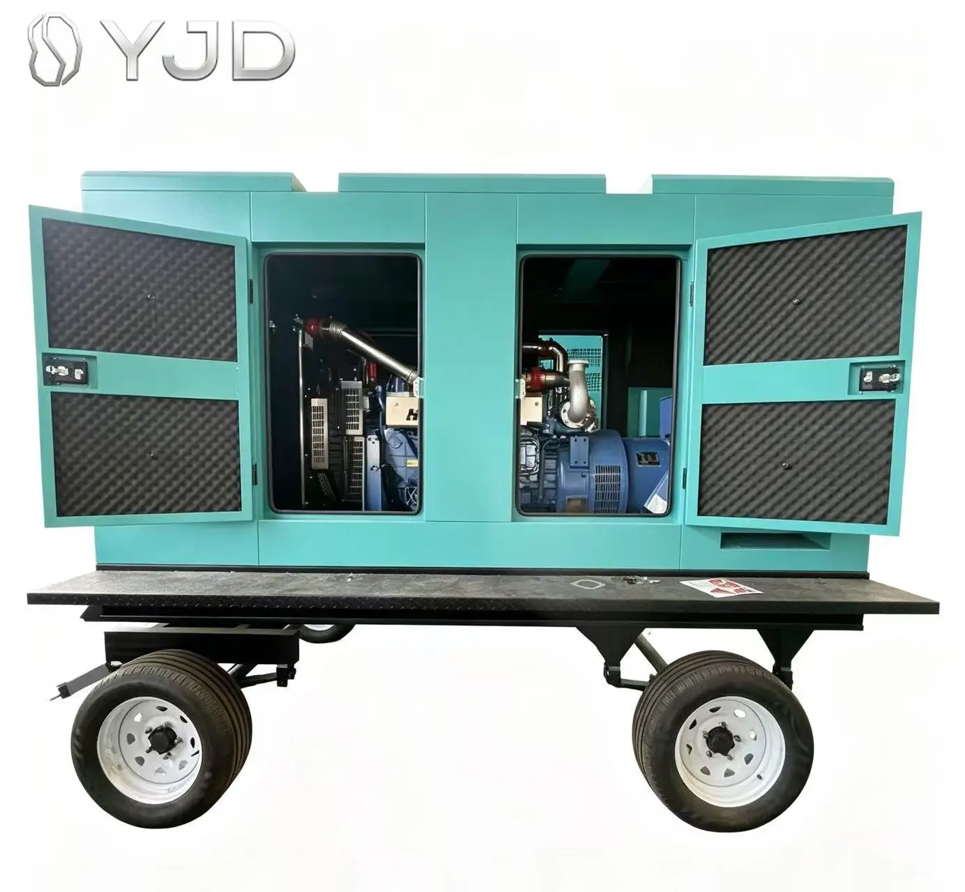 We-ifang Engine for Series HWP318ZLD Silent Low Noise Diesel Generator Set 318KW 400KVA Auto Start 1800 RPM Trailer Type 50/60HZ