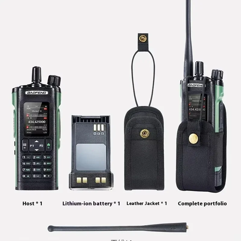 Baofeng-walkie-talkie dmr DM-32UV,GPS, 8W, Bluetooth,アプリケーションプログラミング,録音,ワイヤレススキャン,周波数,Cタイプ充電器,uv32