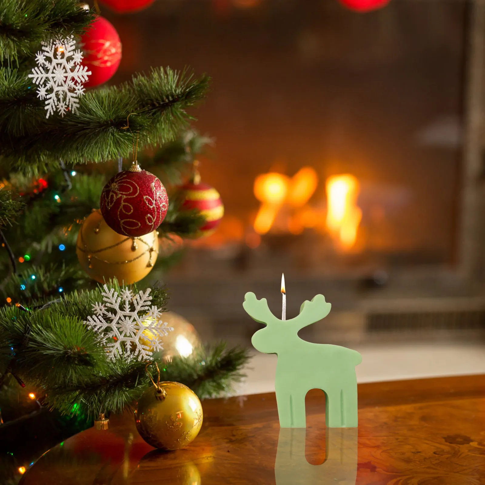 

1 шт. силиконовая форма в виде оленя для самостоятельного изготовления ароматизированного воска, маленькая форма в виде лося, товары для рукоделия