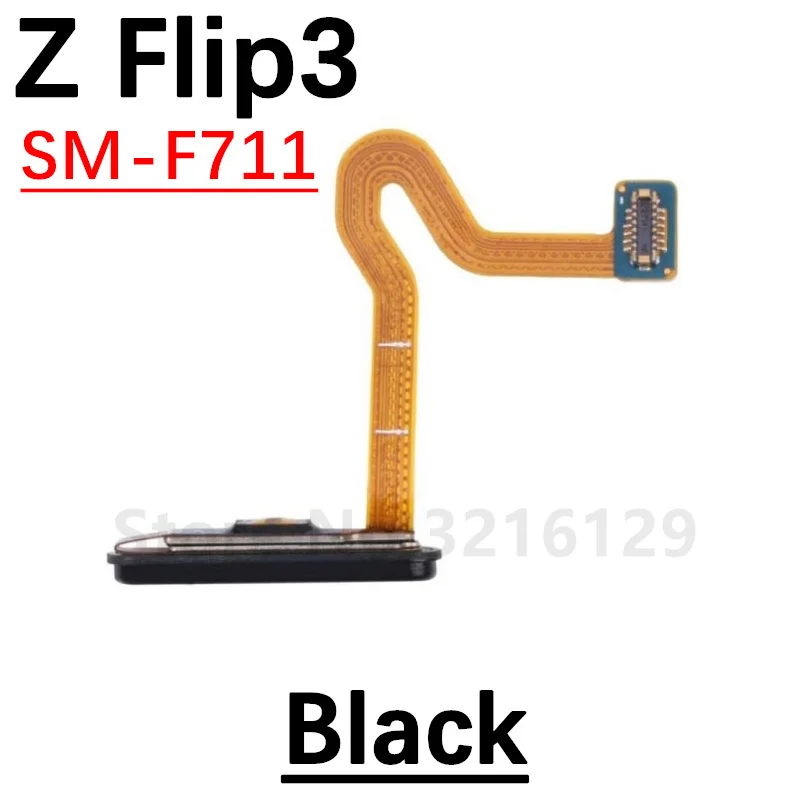 Power Home Button Menu Return Key Fingerprint Touch ID Recognition Sensor Flex Cable For Samsung Z Flip3 Flip4 Flip5 Flip 3 4 5