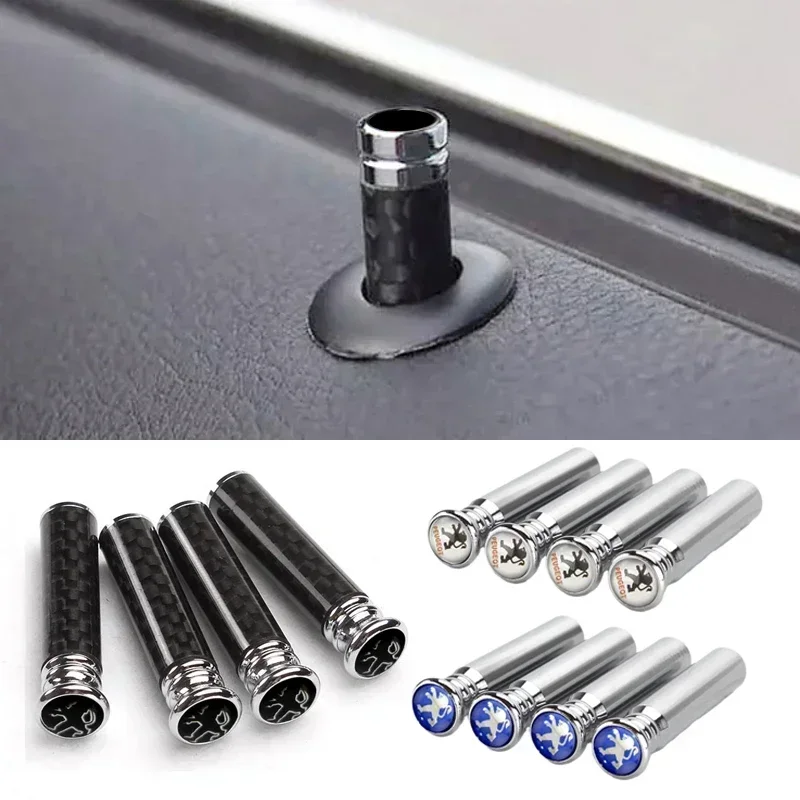 

4pcs Car Door Lock Pins Knob Modification for Peugeot 308 508 205 207 2008 107 306 3008 408 4008 206 5008 307 208 406 407 301