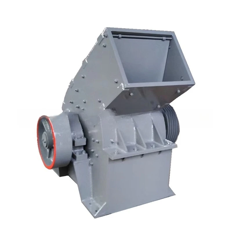 

Mobile hammer, crusher, glass bottle, pebble, construction, garbage