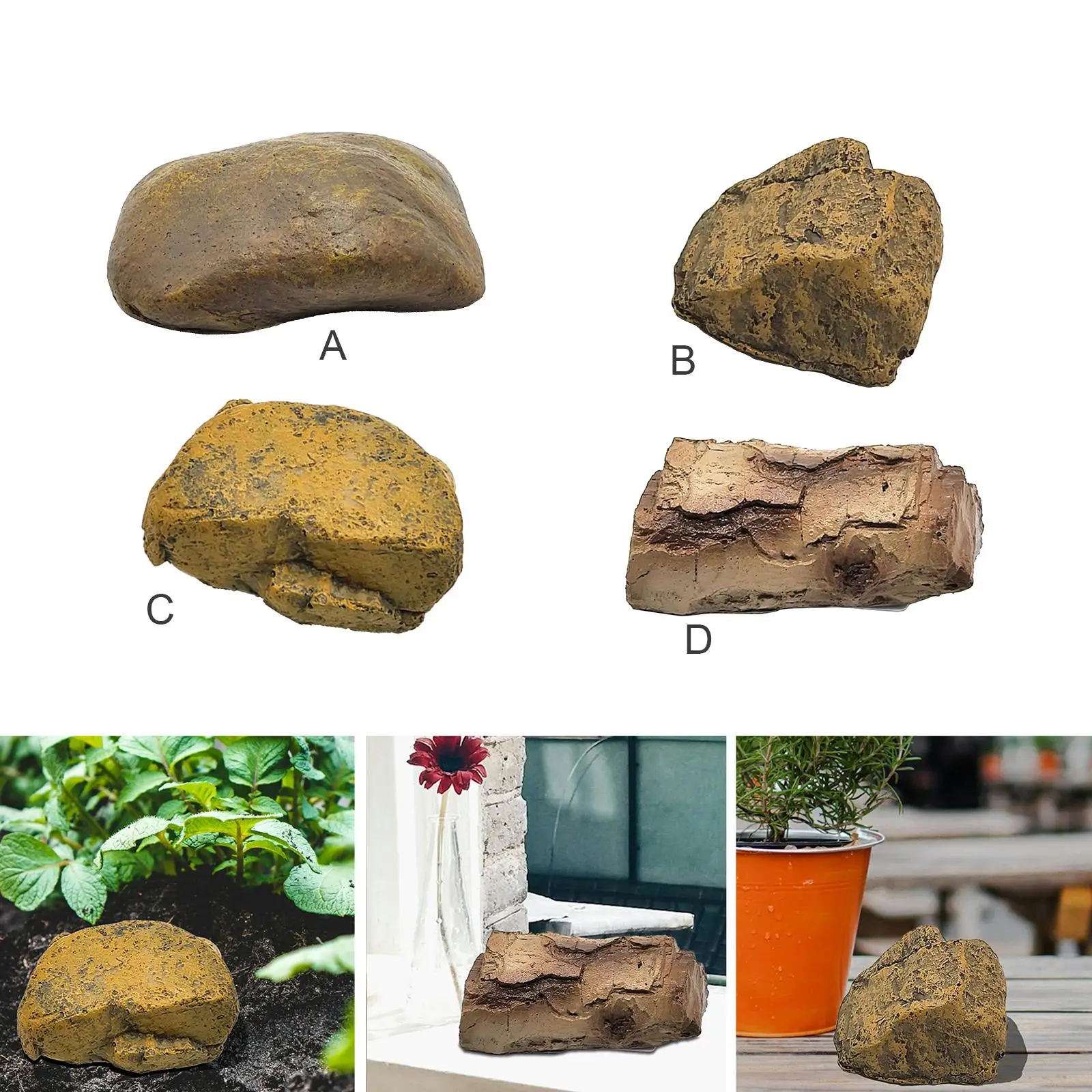 Hide A Spare Key Fake Rock Rock Key Hider for Geocaching Outside Landscaping