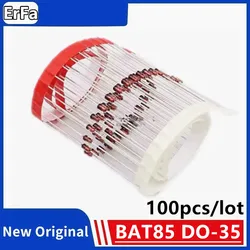 100pcs BAT85 DO-35 30v 200mA Schottky diode