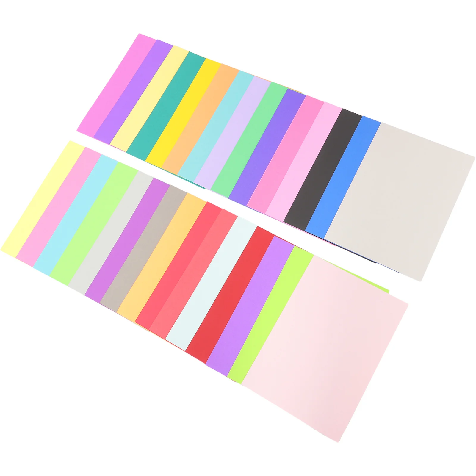 60 hojas de papel de tarjeta de Color DIY, ligero, seguro para manualidades, dibujo, Origami, proyectos de bricolaje, Material de fabricación artesanal de tarjetas de papel