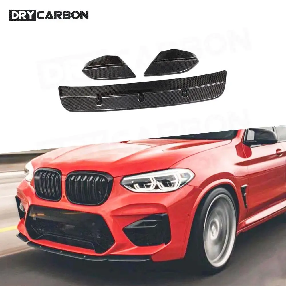 

Carbon fiber Front Lip Chin for BMW F97 X3M F98 X4M 2019 2020 2021 Gloss Black Front Bumper Lip Body Kit Accessories
