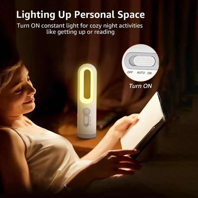 Xiaomi MIJIA LED Motion Sensor Night Light 2 in 1 Portable Bedroom Bathroom Read Camping Lighting Baby Feeding Eye Care Products