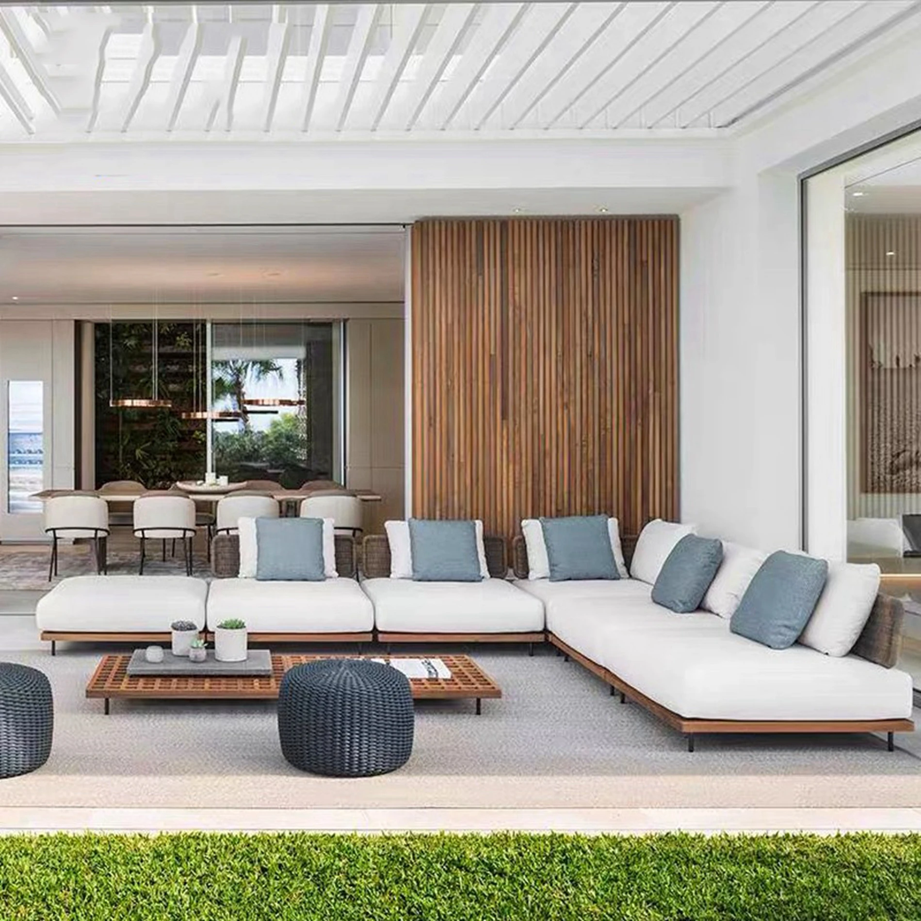 Outdoor Furniture Indonesia - Indonesia Luxury Loveseat Patio Outdoor Garden