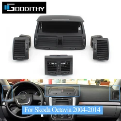 Front Rear Dashboard Air Conditioner AC Vent Grille Assembly For Skoda Octavia 2 A5 MK2 RS 2004-2014 1Z0820951B 1ZD819203