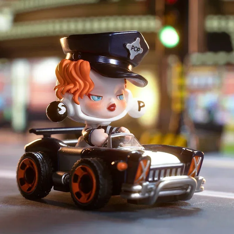 

POP MART POPCAR Super Track Series Blind Box Guess Bag Desktop Decoration Cute Model Gift Girl Blind Bag Toys Anime Figure