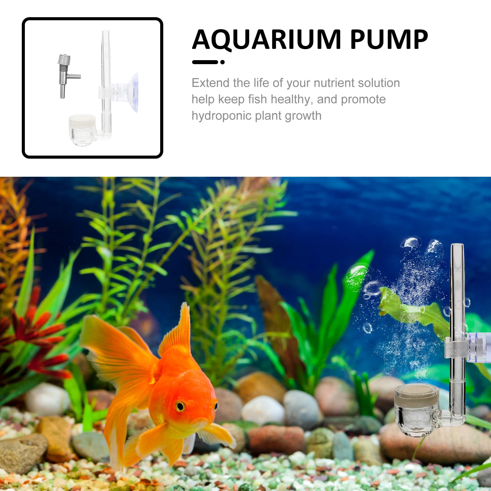 

1pcs Creative For Aquarium Fish Tank Quiet Bubbler Stone Fine Bubbles Oxygen Circulation Air Stone For Hydroponics Aquarium