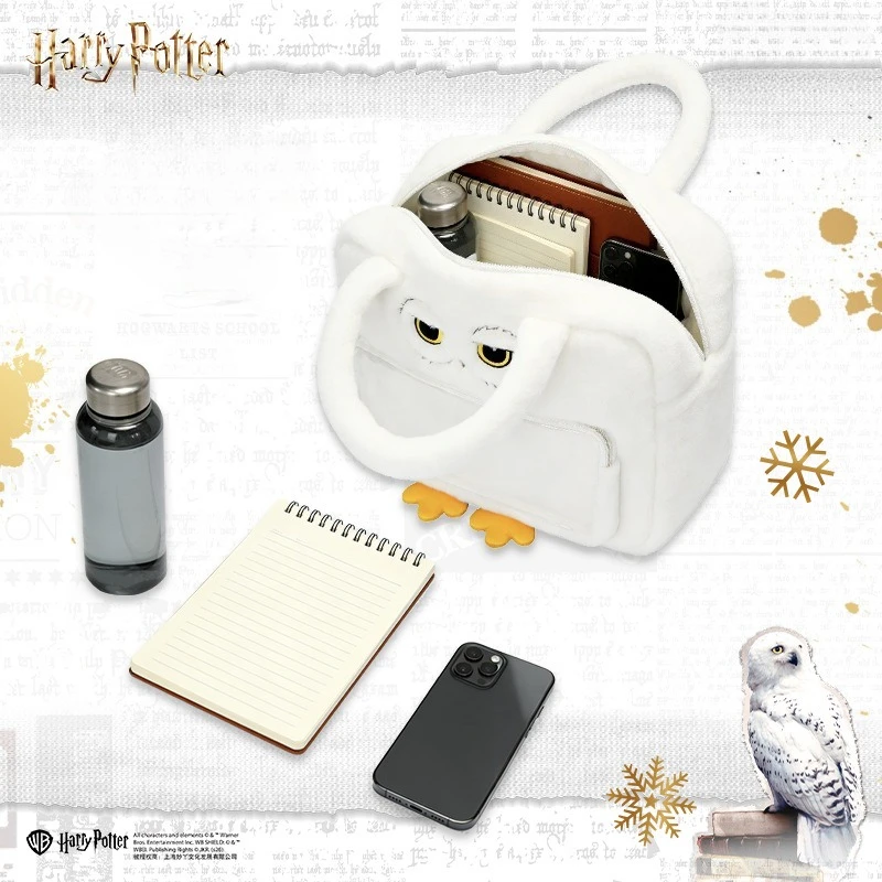 Harry Potter Niedliche Handtasche Hedwig Plüsch-Umhängetasche Weiche und Süße Crossbody-Tasche Aufbewahrung Reise Mädchen Geburtstagsgeschenk – Detail 5