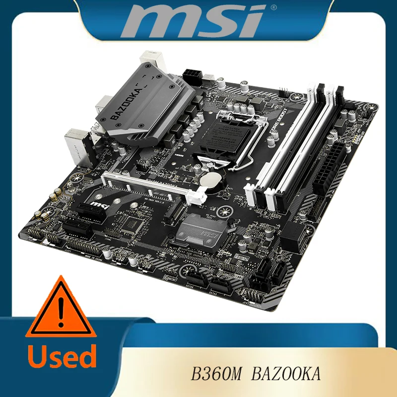 

MSI GAMING B360M BAZOOKA LGA 1151 (300 Series) Intel B360 Micro ATX Intel Motherboard