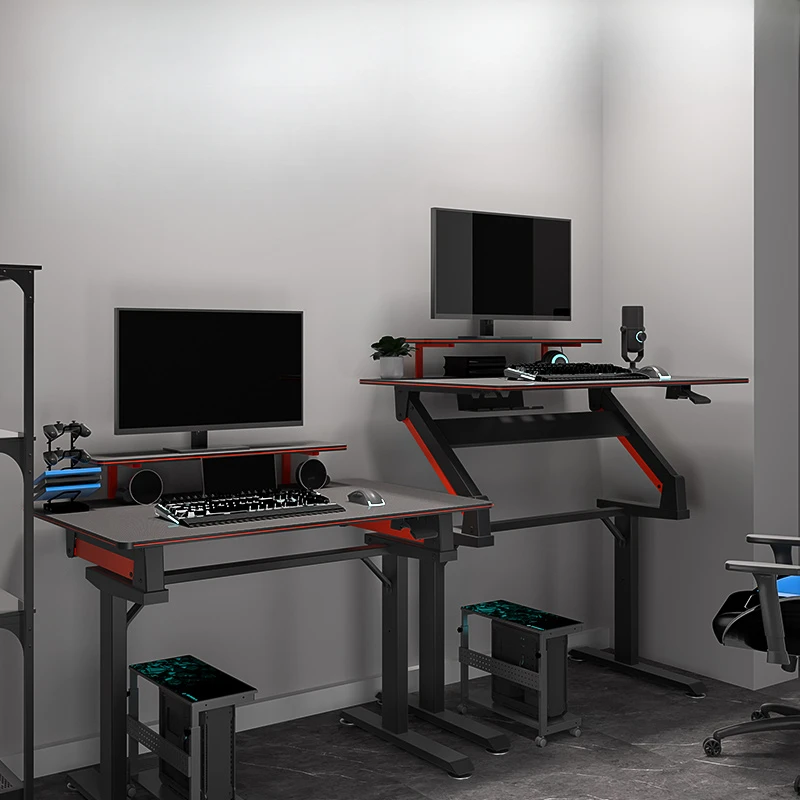 

Height-adjustablegaming tables, office bedroom multi-functional home computer desks