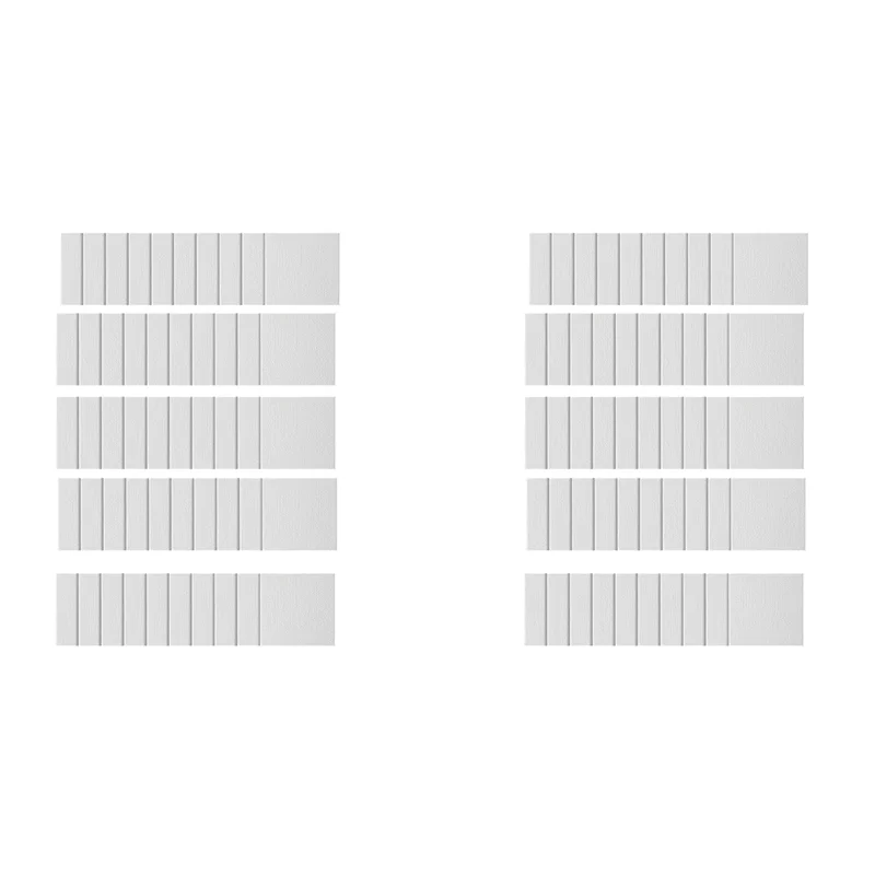 

N10R-100 Pcs Magnetic Painting Canvas Panel 3X3 Inches Magnetic Canvas Boards Magnetic Canvases For Painting Tile Art